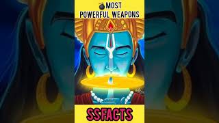 💥😨Indian Mythology's Most Powerful Weapons| INTERESTING FACTS IN TELUGU| SS FACTS #shorts #trending