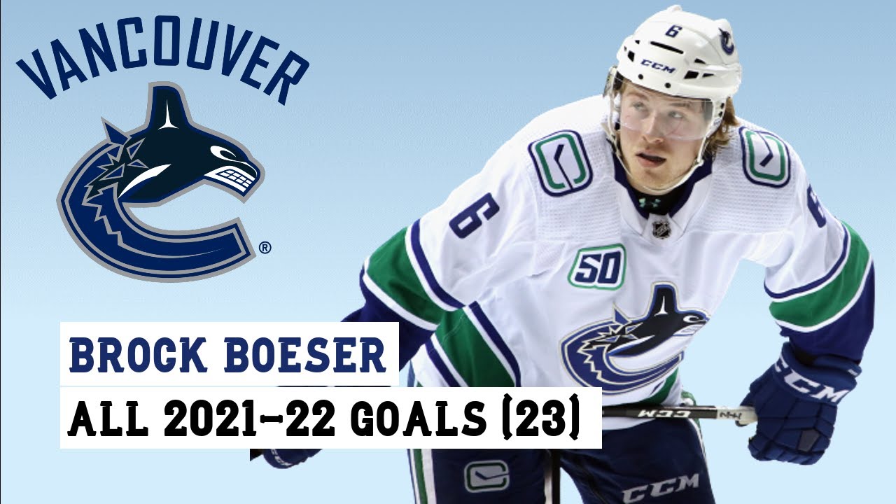 Brock Boeser (#6) All 23 Goals Of The 2021-22 NHL Season - YouTube