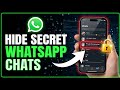 How to hide and lock whatsapp chat | Only you can see | New update 2026
