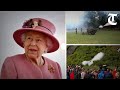 96 rounds of royal gun salutes fired to pay tribute to Queen Elizabeth