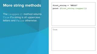 Python- String Methods