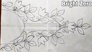 Easy Simple Hand Embroidery Designs For Neck All Round Hobby