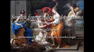 Barsanti: Recorder Sonata No. 5 in F Major