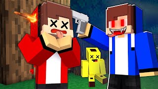 FAKE JJ fired THE FATAL SHOT at JJ in Minecraft Challenge - Maizen