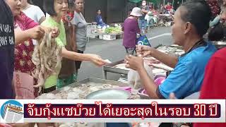 ตรัง เกิดปรากฎการณ์แปลกเรือจับกุ้งแชบ๊วยได้เยอะสุดในรอบ 30 ปี