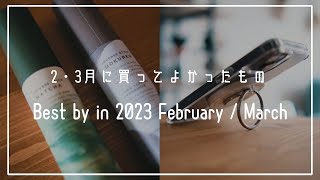 2023年2・3月買ってよかったもの