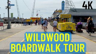 Walking the Wildwood Boardwalk in 4K - 2023