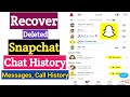 How To Recover Deleted Snapchat Chats | Deleted Snapchat Messages Recovery