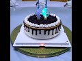 LED flashing number candle