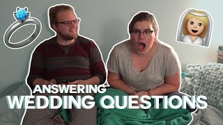 Answering Yahoo Answers questions about weddings