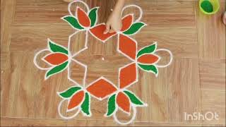 రోజువారి ముగ్గులు|| sankranthi muggulu|| simple rangoli || daily use kolam||#rangoli #muggulu