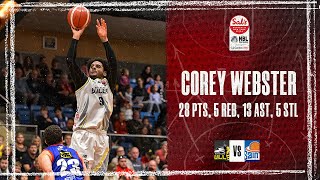 Corey Webster 28-5-13-5 vs. Wellington Saints