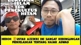 Geger😱Ustad Muda Azzikri Hilang Akal Sehatnya Saat Ditanya Tentang Hajar Aswad, Seketika Linglung