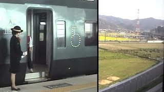 【車内放送】運行初日！特急リレーつばめ23号（787系　新幹線乗り換え案内　女性客室乗務員・車掌肉声＋自動放送　熊本－新八代）