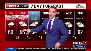 Friday morning weather forecast (10/24)