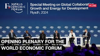 LIVE | Opening Plenary: A New Vision for Global Development | World Economic Forum