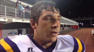 Thibodaux QB Peyton Bonvillian talks about win over Shaw