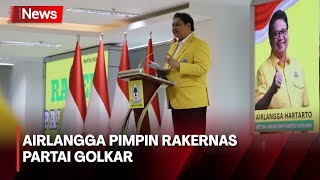 Bahas Rumusan Pemenangan Pemilu 2024, Airlangga Pimpin Rapat Kerja Nasional Partai Golkar