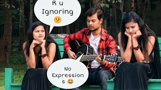 Singing Without Expression In Front Of Girl😂 | Random Singing | Singing Prank | Naveenmusic