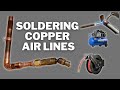 How to Solder Copper Pipe and Building a Hard Pipe Compressed Air Line/Pipe System