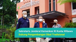 Sekjen Kemenkes RI Dukung Pengembangan Obat Tradisional