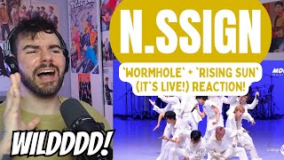 N.SSIGN - 'Wormhole: New Track' + TVXQ's 'Rising Sun' cover (It's Live!) Reaction!