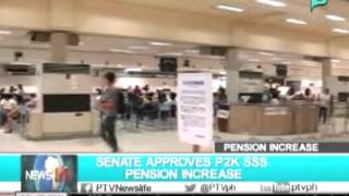 NewsLife: Senate approves P2K SSS pension increase || Nov. 9, 2015