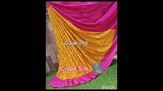 #Daily Wear #Shiny Crape #Silk Sarees #கிரேப் சில்க் #சேலைகள் #royaldresses 🌺🌷🌻🌹@340/-