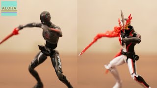 RKF 仮面ライダーセイバーの変身シーンを再現！ストップモーション コマ撮り kamenrider saber stop motion