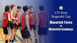 17U Boys Bugarski Cup March 2, 2024 | Maverick Toros vs. Maverick Cowboys #maverickvolleyball