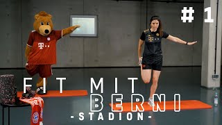 Fun workout for Kids | Fit with Berni in the Stadium 💪🏻🐻
