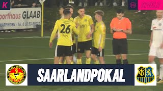 Saarbrücker Pokalsieg von schwerer Verletzung überschattet | SV Merchweiler - 1. FC Saarbrücken