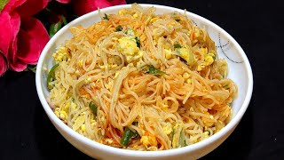 অল্প উপকরণে সহজ এবং মজাদার এগ নুডুলস রেসিপি। Egg Noodles Recipe.