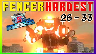 Earth Defense Force 5 HD - Fencer, Hardest, Online, Missions 26 - 33!