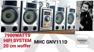 MHC GNV111D  SONY 7900 WATTS 20 cm woffer  call@8368693985