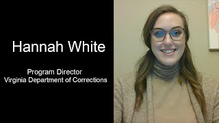 JA Career Speakers - Program Director at VADOC - Hannah White