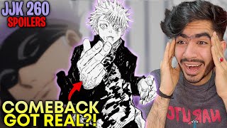 Gojo is BACK?! | Yuji is about to end SUKUNA | JJK Ch - 260 *SPOILERS*