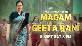 Madam Geeta Rani SONY MAX World Television Premiere                   new south movies in hindi 2020
