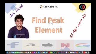 Find Peak Element | Leetcode 162 | Live coding session