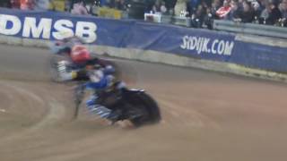 speedway dohren 15 okt  2016  Heat 7  1e robert lambert  2e tobias kroner  3e matten kroger