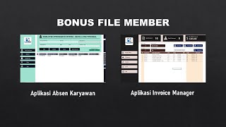 BONUS FILE MEMBER (APLIKASI INVOICE MANAGER & APLIKASI ATTANDANCE SYSTEM)