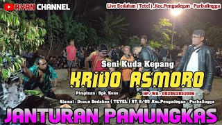 JANTURAN PAMUNGKAS 🔴 EBEG KRIDO ASMORO 🔴 LIVE TETELB#ryanchannel #janturan