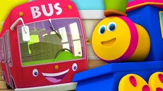 บ๊อบรถไฟ | ล้อบนรถบัส | เพลงสำหรับเด็ก | Nursery Songs | Song by Bob the Train | Wheels On the Bus