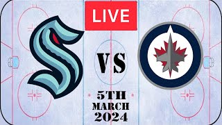 NHL LIVE Seattle Kraken vs Winnipeg Jets 5th March 2024 Full Game Reaction
