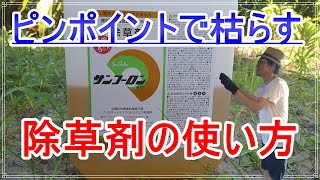 [ガーデニング] ピンポイントな除草剤の使い方「プロガーデナーも実践する枯らしたい雑草だけ枯らす除草剤の使い方」