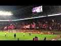 pre game chants from the fans of j league giants kashima antler. oct 13 2019