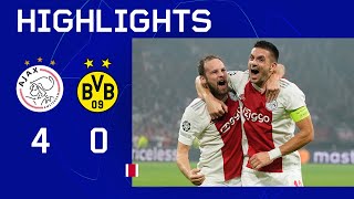 Epische avond in Amsterdam 🔥🔥 | Highlights Ajax - Borussia Dortmund | UEFA Champions League
