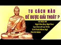 TU CÁCH NÀO ĐỂ ĐƯỢC GIẢI THOÁT? Tứ Diệu Đề -Ngũ Uẩn- Lục Căn với Lục Trần -Trừ Nhơn Ngã -Phá Vô Minh