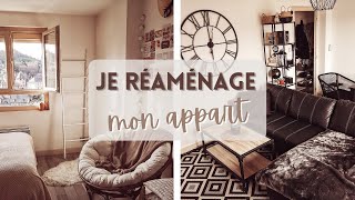 APARTMENT MAKEOVER 2021 | Je réaménage mon appartement avec mes propres meubles ! *SATISFAISANT*