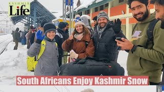 South Africans Enjoy Kashmir Snow